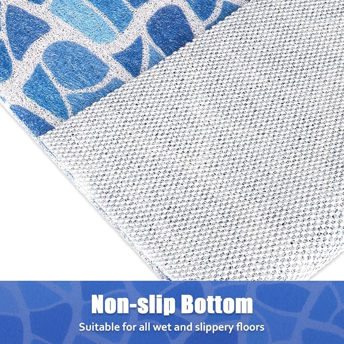 Bathtub Mat Shower Mat Non-Slip, 16x 39 Inch, Soft Comfort Bath Mat - Image 2