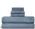 Italic Ultraplush Luxe 6 Piece Towel Set – 2 Bath Sheets, 2 Hand Towels by Italic