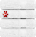 Ample Decor Hand Towels 18 X 28 Inch Pack of 4 600 GSM 100% Cotton, Soft by AmpleDecor