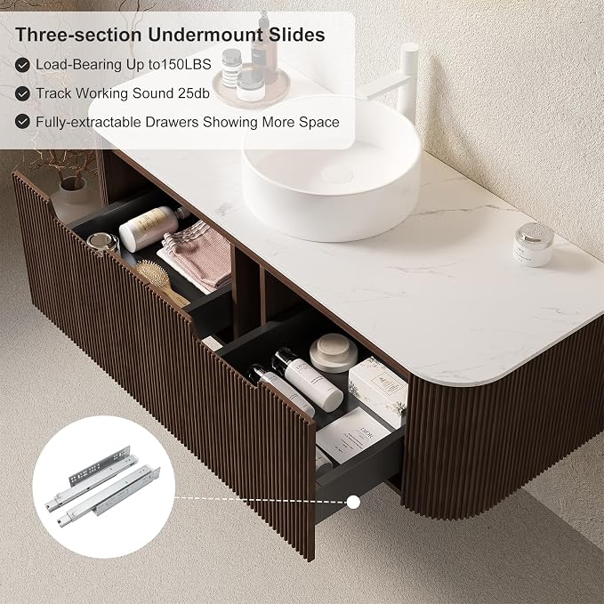 48" Floating Bathroom Vanity - Image 5