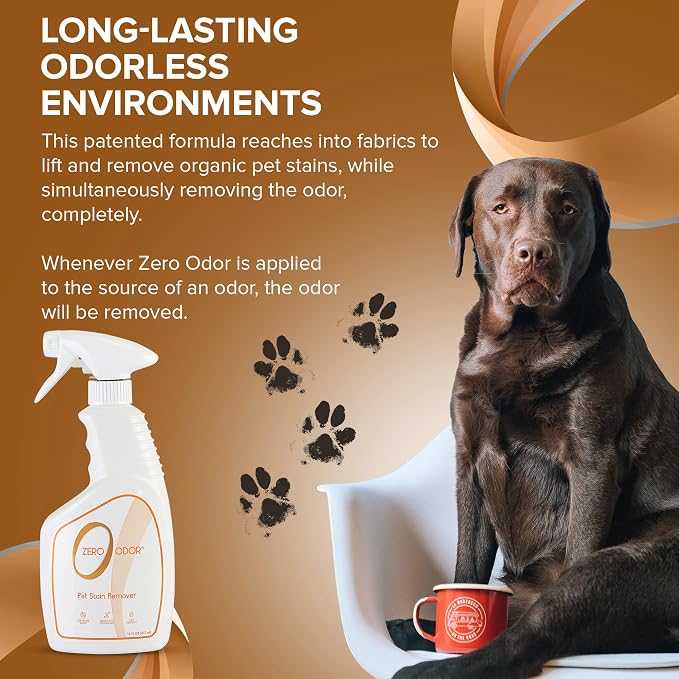 Zero Odor - Pet Stain Remover & Odor Eliminator - Permanently Remove Stain & - Image 7