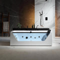 Empava Acrylic Whirlpool Bathtub, 71-Inch Jetted Bathtub by Empava