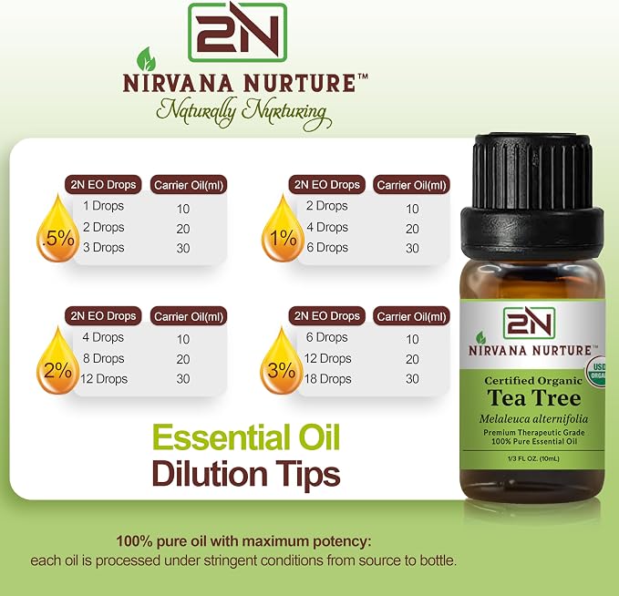 Tea Tree Essential Oil USDA Certified Organic, 100% Pure Natural Premium Grade - Image 5