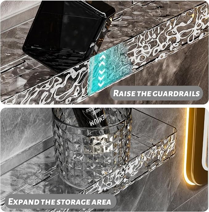 Corrugated Suction Cup Storage Holder, Heavy-Duty Suction Cup Shower Shelf - Image 7
