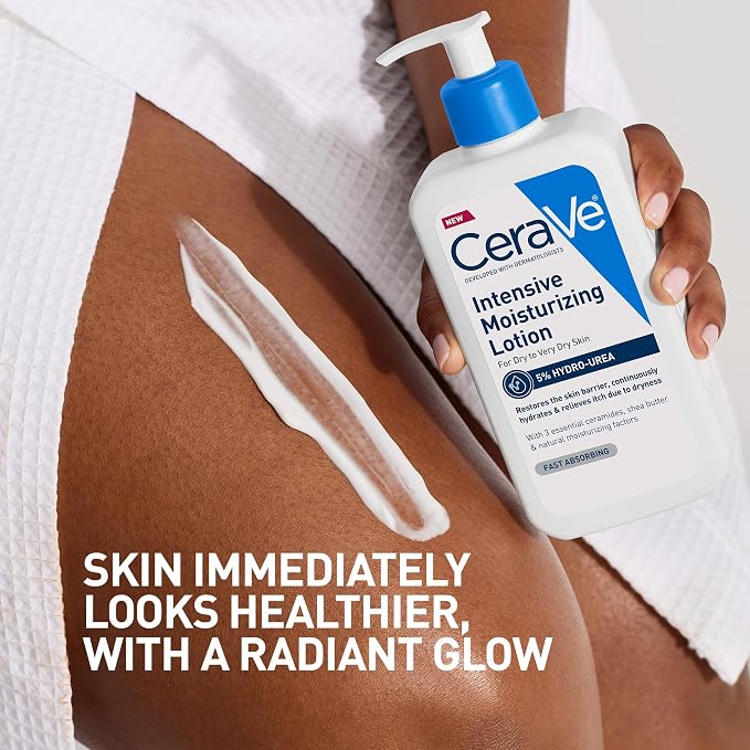 CeraVe Intensive Moisturizing Lotion, Hydro-Urea + Shea Butter, Body Lotion - Image 5