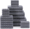 Casa Platino 100% Cotton Bath Towel Set – 24 Pc Set by CasaPlatino
