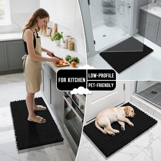 Yimobra Bathroom Rugs Non Slip Washable - Image 7