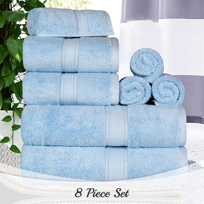 BLUENILEMILLS Madison Egyptian Cotton Towels, Towel Set - Image 7