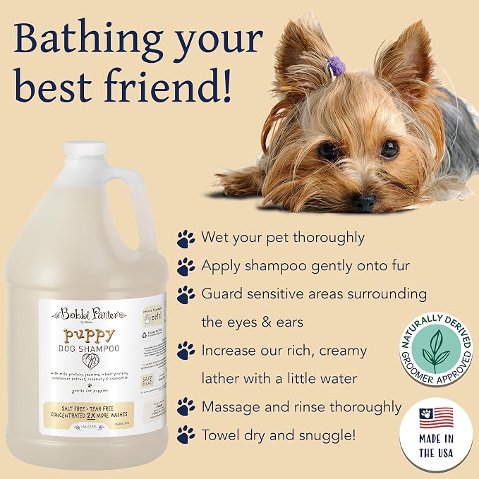 Bobbi Panter Puppy Dog Shampoo, Milk & Honey Fragrance, Nourishing & Gentle - Image 3
