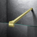 Frameless Shower Door Support Bar, Stainless Steel Wall-to-Glass Support Arm to by Unknown