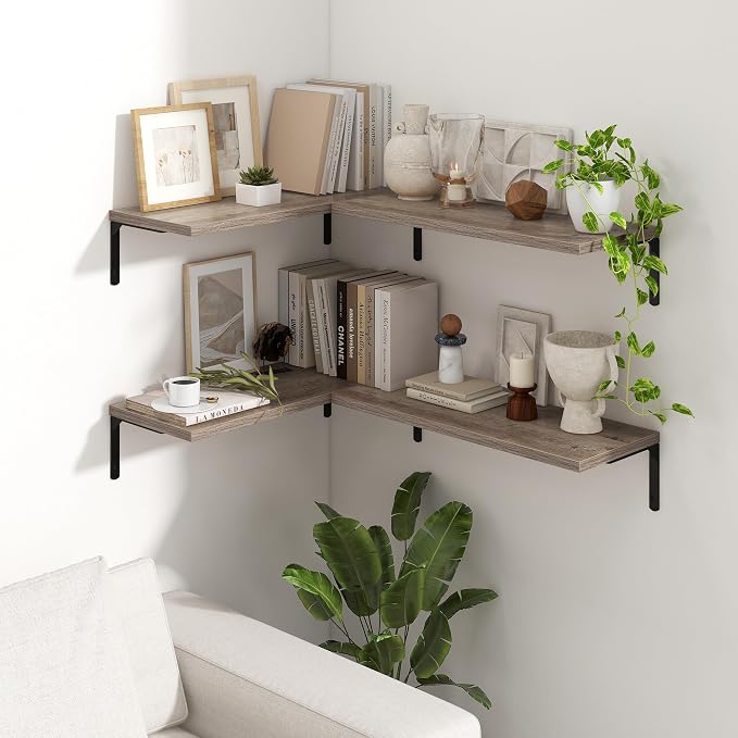 Fun Memories Deep Floating Shelves, 24W x 8D Floating Shelves Set of 2 - Image 6
