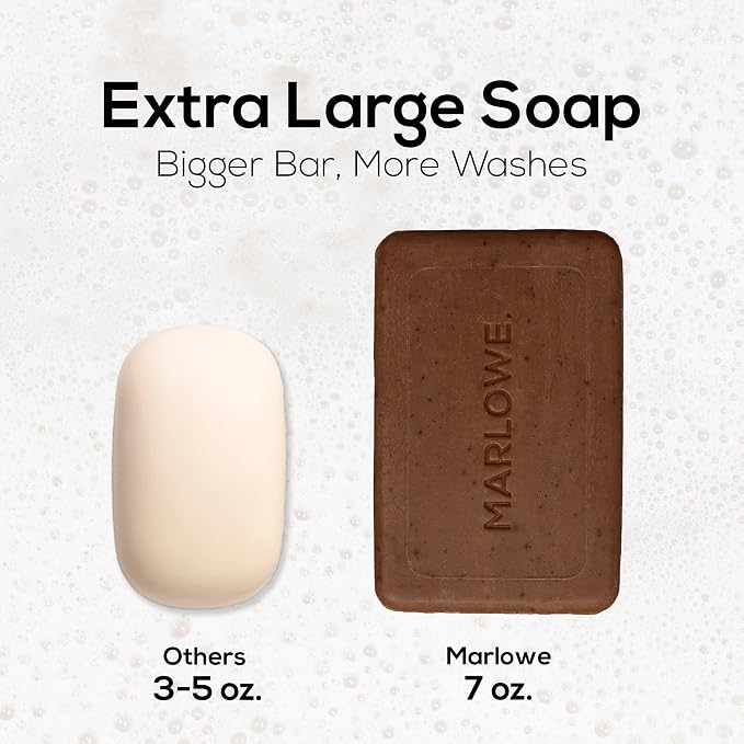 MARLOWE. No. 109 Coffee Bar Soap 7 oz – Exfoliating Body Scrub - Image 9