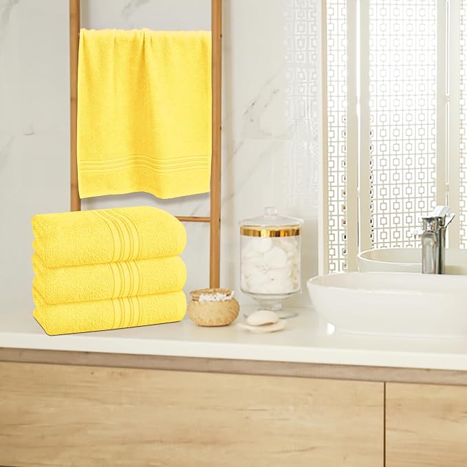BOUTIQUO Ultra Soft Cotton 6 -Piece Hand Towel Set 16x24 Inch, Spa & General - Image 4