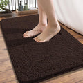 OLANLY Bathroom Rugs 34x21, Extra Soft Absorbent Chenille Bath Rugs, Rubber by OLANLY