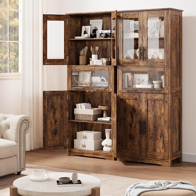 GAOMON Tall Bathroom Cabinet, Freestanding Storage Cabinet - Image 8