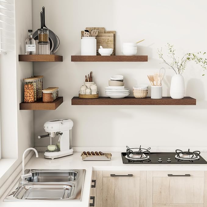 Vivelove 12 Inch Deep Floating Shelves - Image 5