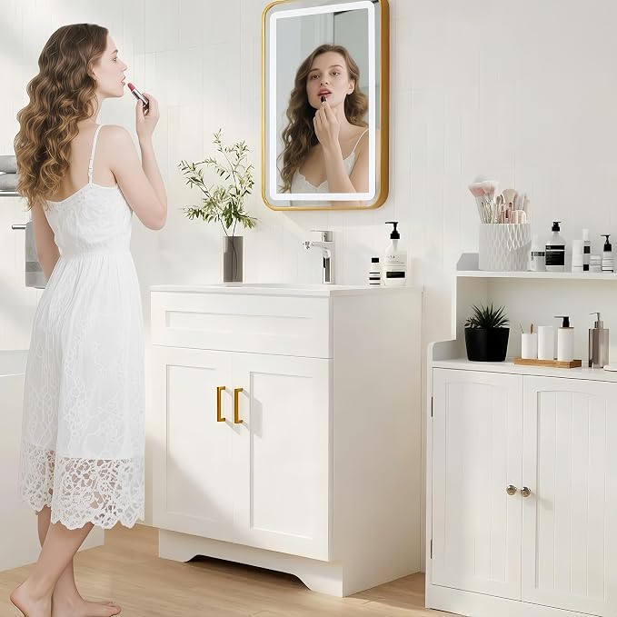 36 Inch Bathroom Vanities — Bathroom Sink Cabinet, Ceramic Sink, Household - Image 3