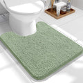 OLANLY Toilet Rugs U-Shaped 24x20, Extra Soft Absorbent Chenille Contour by OLANLY