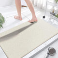 godehone Shower Mats Non Slip Without Suction Cups, PVC Loofah Bathroom Mats by godehone