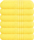 BOUTIQUO Ultra Soft Cotton 6 -Piece Hand Towel Set 16x24 Inch, Spa & General by BOUTIQUO