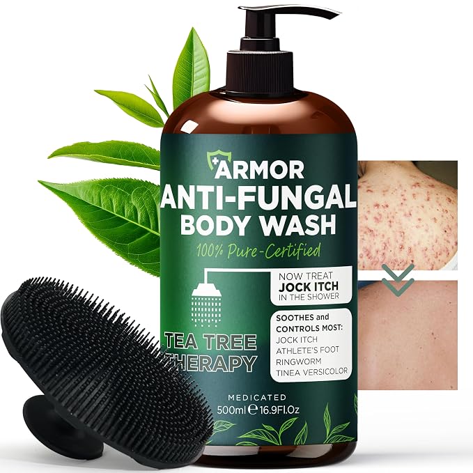 Antifungal Body Wash with Tea Tree Oil | Antibacterial Soap by TerramedJustThinkComfort