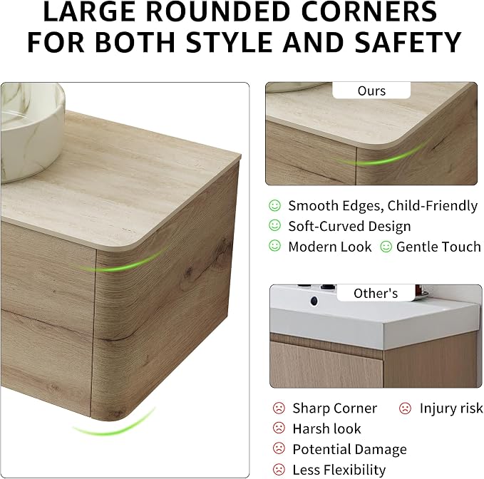 Yayzy 30” Floating Bathroom Vanity - Image 4