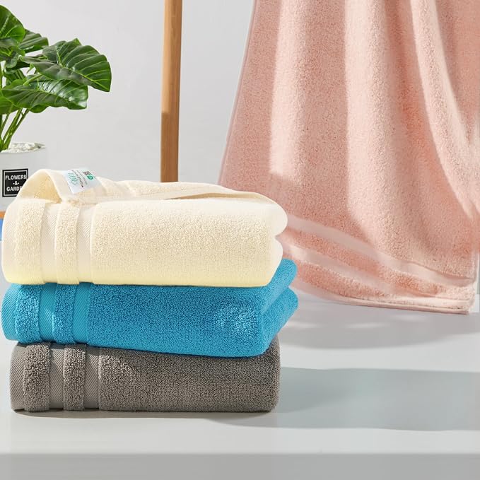 Cotton Hand Towels for Bathroom, Bath Hand Towels Set of 4 by VOOVAMOVAS
