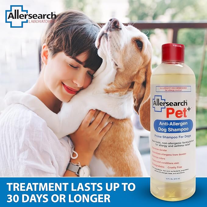 Allersearch Pet+ Anti-Allergen Dog Shampoo 16 Oz - Image 3