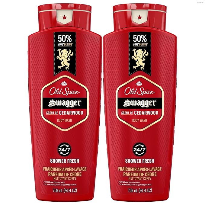 Old Spice Refreshing Body Wash for Men, 3X Defense, 24/7 Shower Fresh by OldSpice