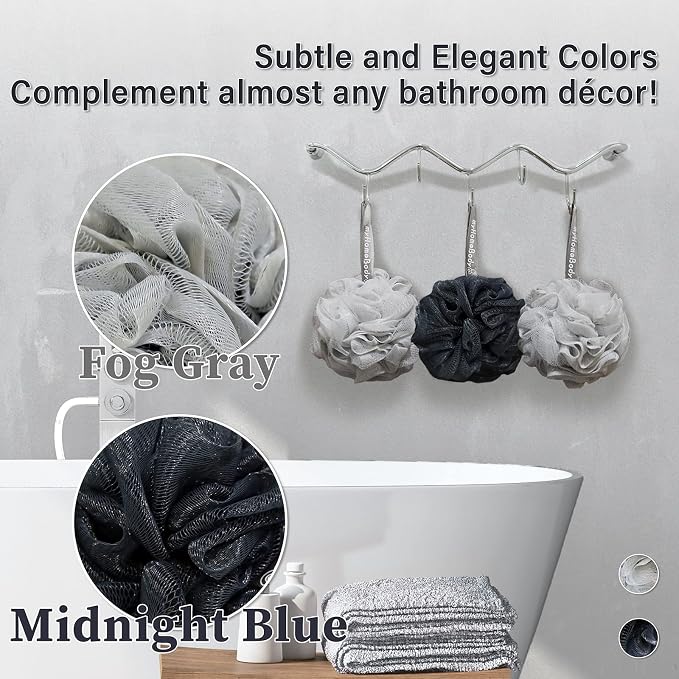 myHomeBody Large 70g Loofah Sponge, Body Scrubber, Bath Sponge, Loofah - Image 5