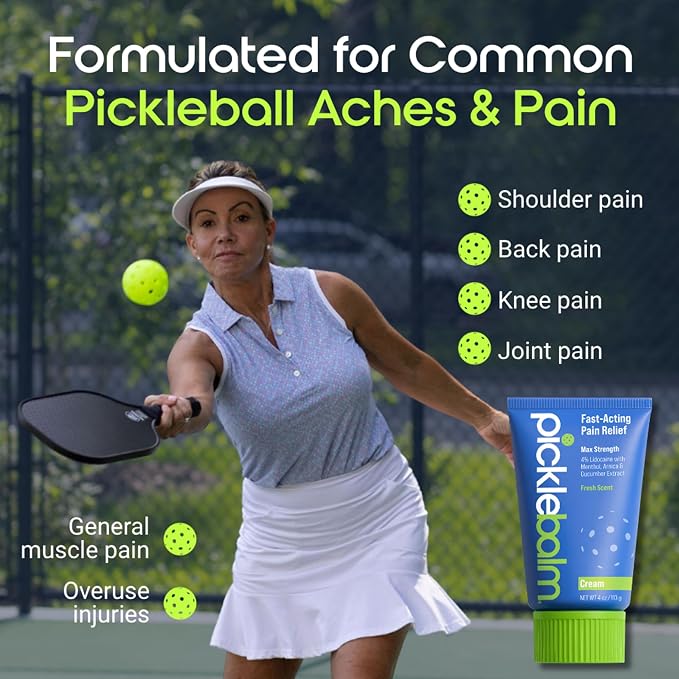 PickleBalm Pickleball Post-Game Muscle Pain Relief Cream - Image 3