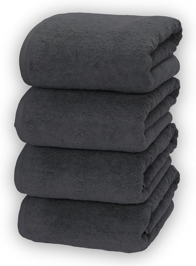 Soleil Fine Goods Luxurious 800 GSM 100% Cotton Bath Towel Set by SoleilFineGoods
