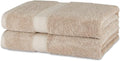 Amazon Basics Fade-Resistant 100% Cotton Bath Towel, 2 Pack by AmazonBasics