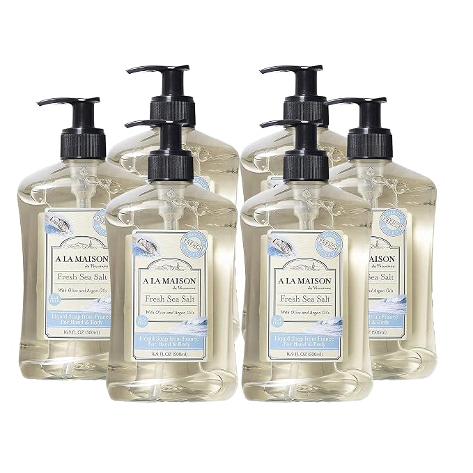 A LA MAISON French Liquid Hand Soap, Fresh Sea Salt by ALaMaison