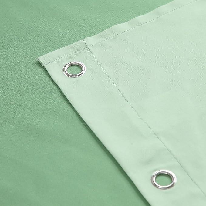 Extra Long Fabric Shower Curtain, Sage Green Ombre Modern Shower Curtains - Image 4