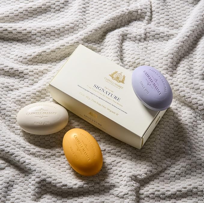 Caswell-Massey Natural Bar Soap Gift Set, Lavender Scents, Triple-Milled - Image 4