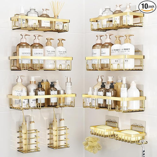 10 Pack Shower Caddy Organizer Rack Shelf by Liuoud