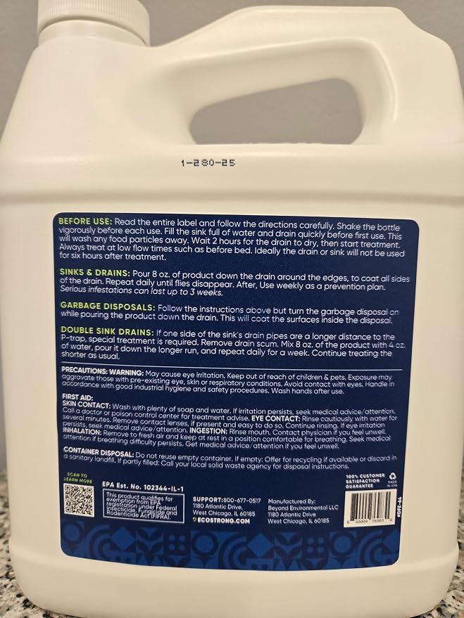 Fruit Fly Drain Treatment | Drain Fly Eliminator | Eliminates Gnats, Sewer - Image 5