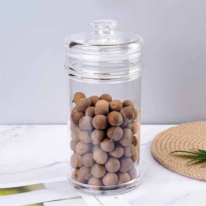 64 oz Reinforced Large Acrylic Storage Jar, Airtight Lid Cookie Jar | Ideal - Image 3