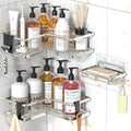 YASONIC Corner Shower Caddy Organizer, Large Capacity Shower Storage Rack by YASONIC