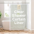 Stitch & Stone Shower Curtain Liner, Premium Medium Weight Durable Waterproof by MainstreamInternational