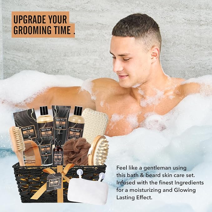 Fathers Day Christmas gift for Men Dad Bath Perfume Gift Set, Personal Self - Image 9