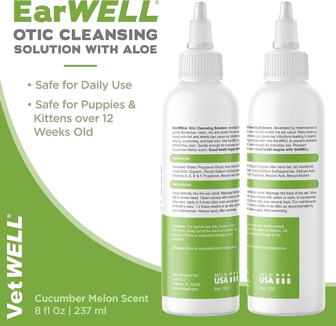 VetWELL Ear Cleaner for Dogs and Cats - Image 6