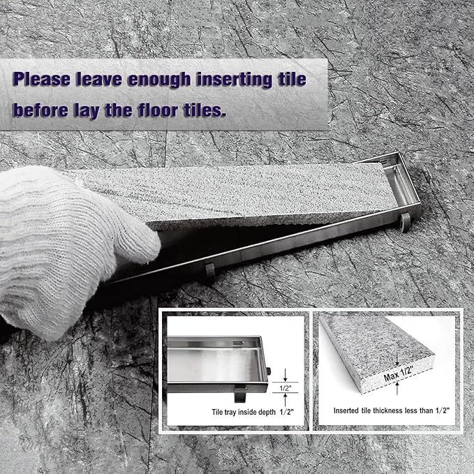 Neodrain 18-Inch Linear Shower Drain - Image 3