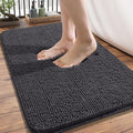OLANLY Bathroom Rugs 34x21, Extra Soft Absorbent Chenille Bath Rugs, Rubber by OLANLY