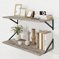 Dreamland Floating Shelves for Wall, 12 Inch Deep Floating Shelves Set of 2 by Dreamland