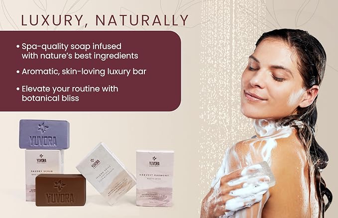 8 Pcs Women Natural Handmade Body Soaps 5 OZ Pack Floral Radiance Long lasting - Image 6