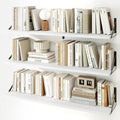 Fun Memories Long Wall Shelves for Bedroom, Rustic Wood Display Shelf for Home by FunMemories