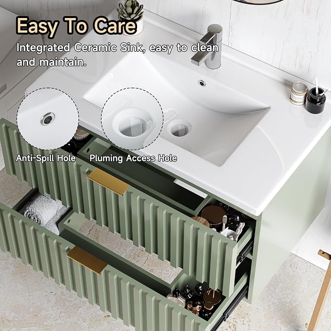 ONBRILL 30 Inch Bathroom Vanity - Image 5