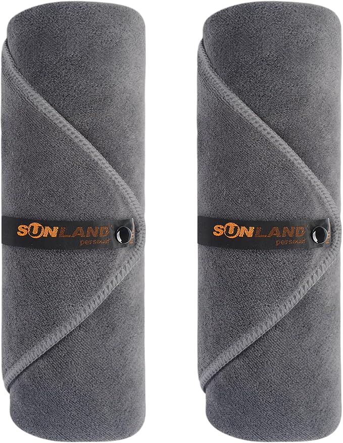 SUNLAND Microfiber Gym Bath Towel Ultra Soft Travel Camping Towel Super by SUNLAND